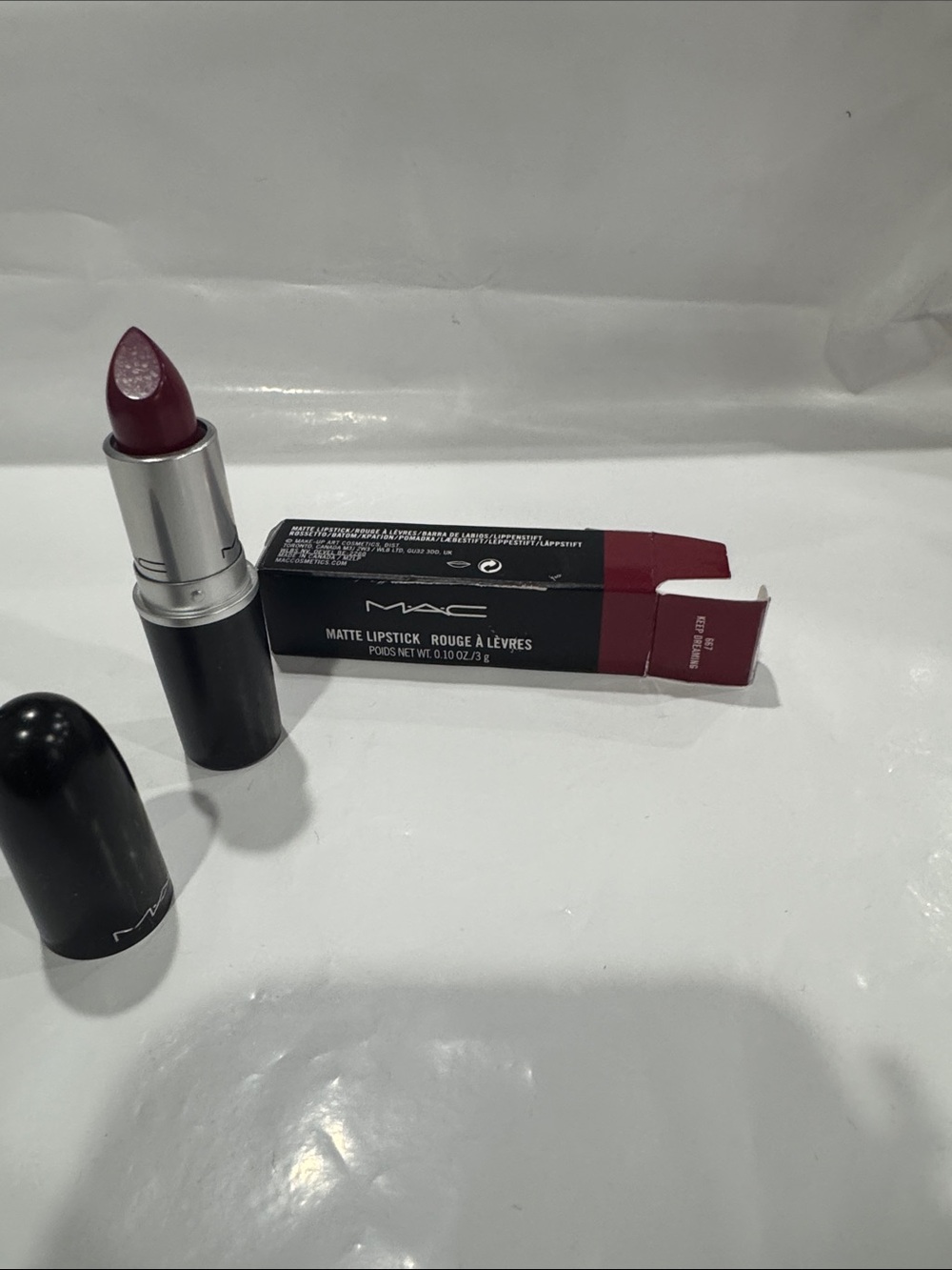 MAC Cosmetics Matte Lipstick - Deep Plum Berry 667 keep dreaming